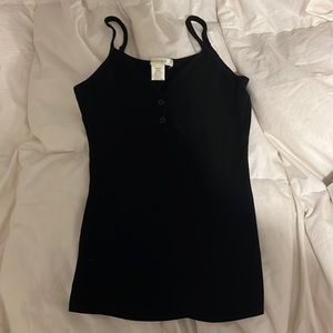 small black baby tee